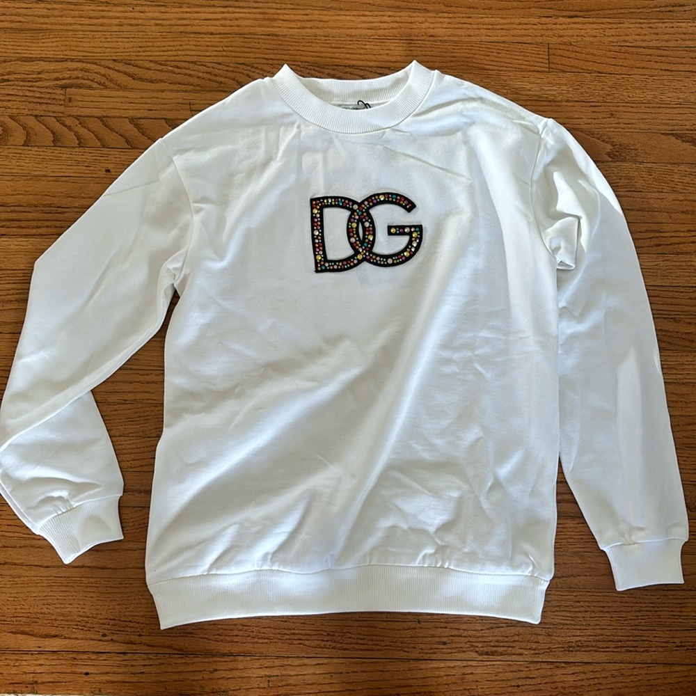 Dolce & Gabbana Jeweled Crewneck Sweater